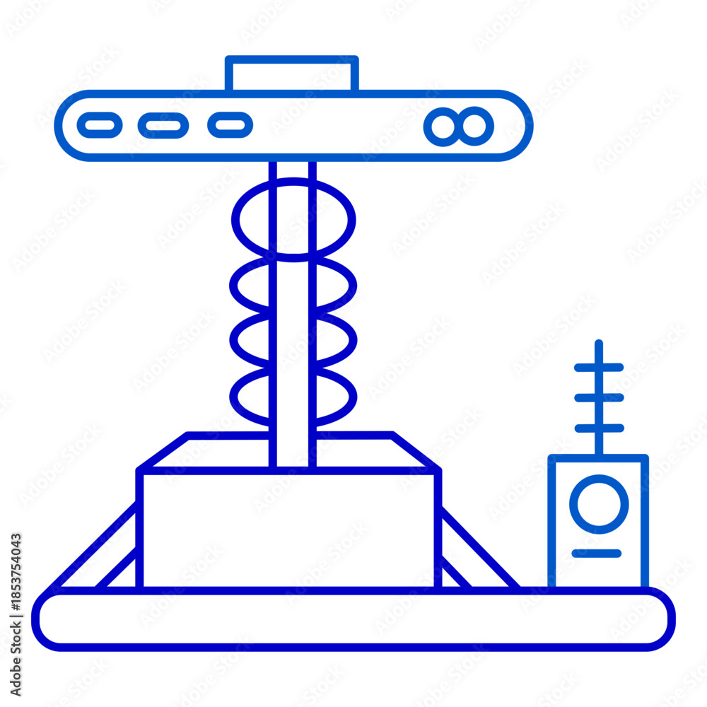 Obraz premium Magnetic Levitation Tech Device