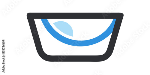 Washing machine with water drop