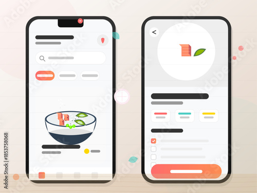 User interface design of a recipe app for cooking on mobile phones during daytime
