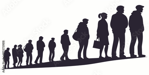 People standing in line