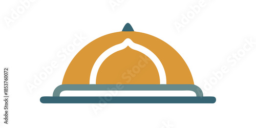 Illustrated dome structure