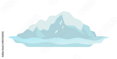 Serene mountain range