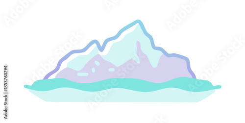 Serene mountain range