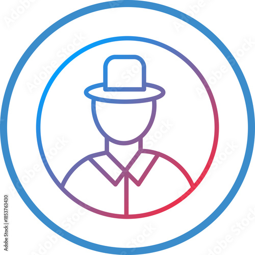 Spyware Line Icon Style