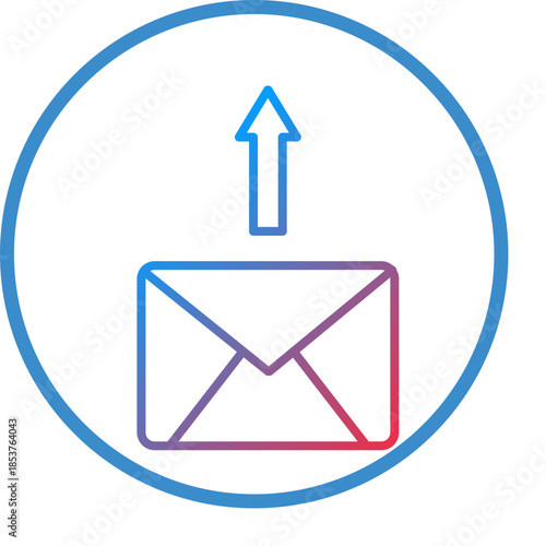 Email line icon style