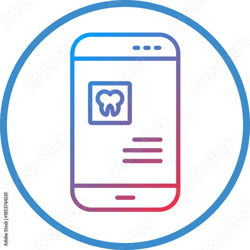 Medical App Line Icon Style
