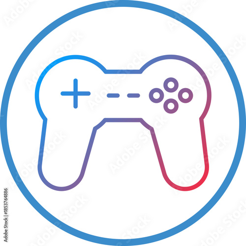 Gamepad Line Icon Style