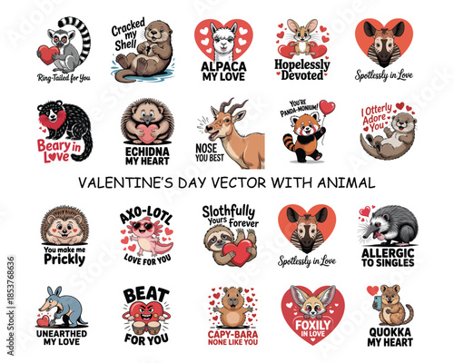 A seamless vector pattern set featuring a cute cartoon skull and crossbones icons design mixed with funny panda, ladybug, and heart illustrations for an artful black texture