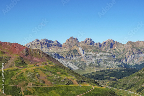 Wild and beautiful Pyrenees landscape showcasing pristine nature and inspiring mountain hiking scenery.