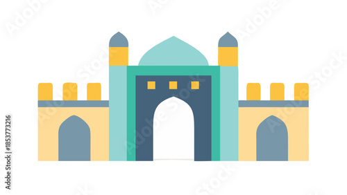 Iconic mosque entrance