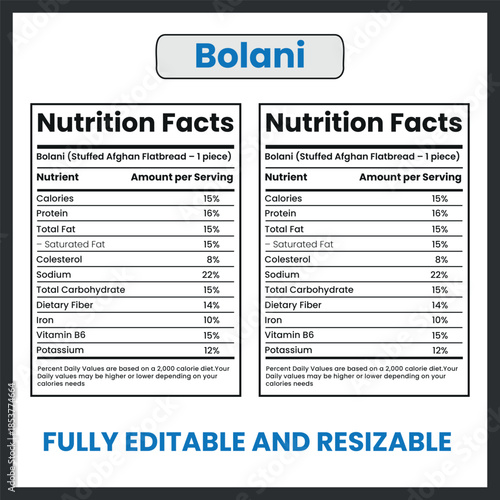Bolani Afghan Stuffed Flatbread Snack