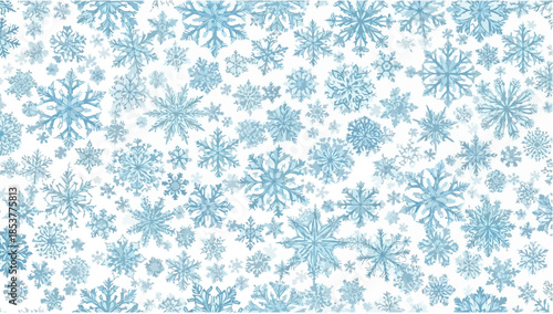 Delicate Snowfall Pattern: A mesmerizing array of intricate snowflakes elegantly scattered across, evoking a sense of winter's gentle beauty and the magic of the season.