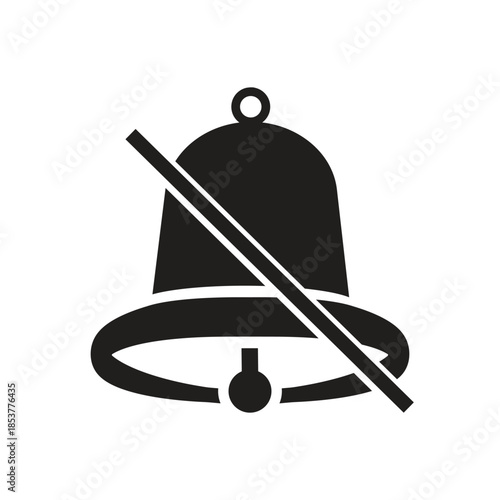 Set of bell symbols, notification symbols, alarm symbols vector illustration