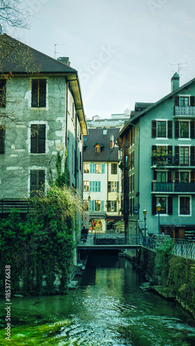 Annecy Old Town Canal View