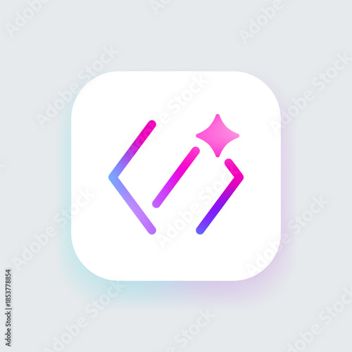 Code icon for AI-powered development