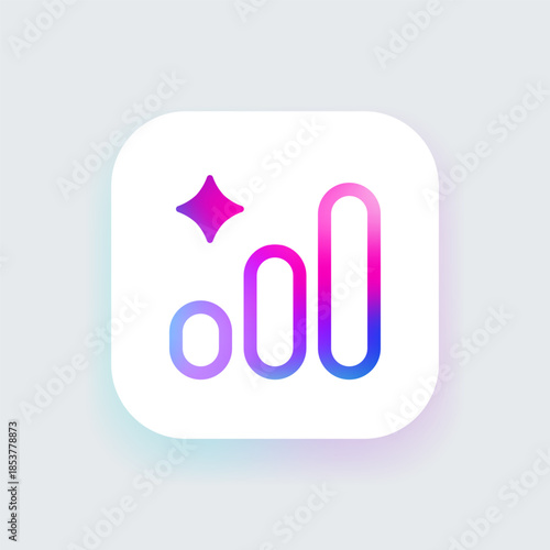 Analysis icon for AI-powered data insights