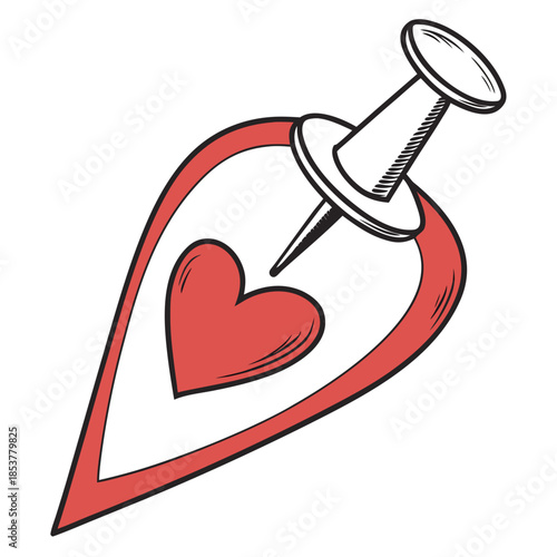 Heart pierced by screw