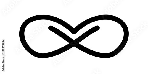 Infinity symbol representation