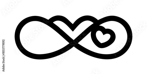 Infinite heart symbol