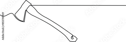 Simple axe illustration Vector