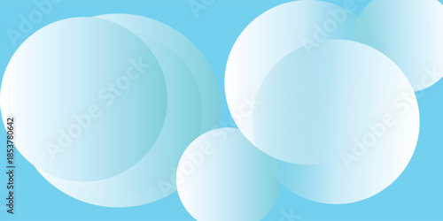 abstract background minimalist banner soft blue gradient. Vector EPS 10