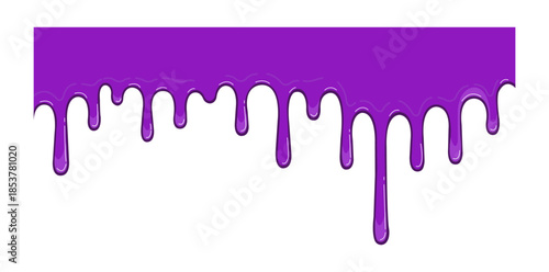 Dripping Purple Paint Bold and vibrant, a swath of deep purple paint drips downward, creating a visually striking display of texture and fluidity.