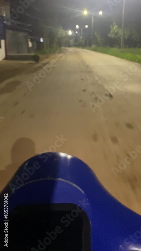 car driving on the road