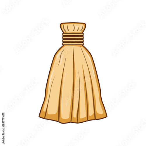 Herbal compress ball or luk pra kob, a natural therapeutic mixture of herbs tied in a muslin cloth, used in traditional thai massage and spa treatments