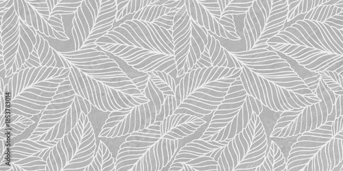 seamless pattern with leaves tiles pattern