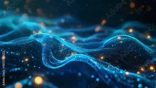 Bright light swirled in gentle rhythmic waves footage