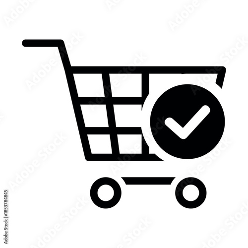 Minimal black and white marketplace and e-commerce icon set including products, carts, payments, delivery, orders, user accounts, reviews, customer support, and badges. Perfect for websites, apps, and