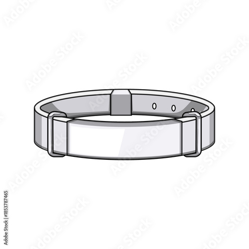 Medical patient id wristband providing identification for healthcare facility patients, ensuring safety, care, and accurate information management within hospital or clinic settings