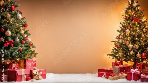 Christmas, holiday, postcard, free space for text