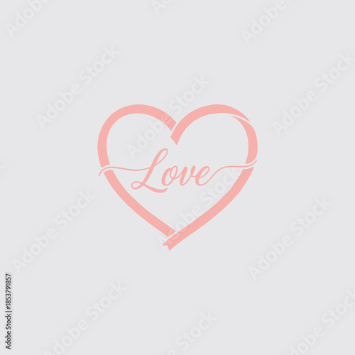 Valentine's Day elements Vector Illustration