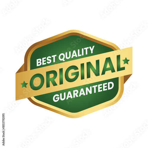 Luxury premium golden badge labels