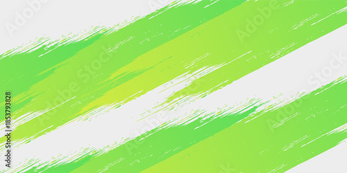 Color gradient ink brush stroke on white background. Japanese style. Vector illustration of grunge stains. Eps 10