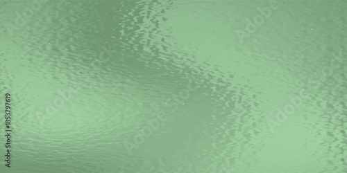 Soft green Foil Texture Background with Glass Effect or sea green glass texture. foil texture background with a glass effect, start with a rich, dark green base. Apply a metallic