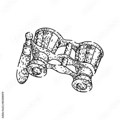 Opera glasses providing an elegant tool for enhancing the viewing experience at a performance, concert, or theater event, symbolizing culture and classic entertainment