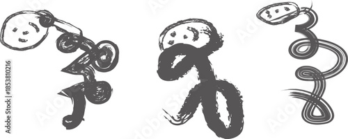 headphones on a white background