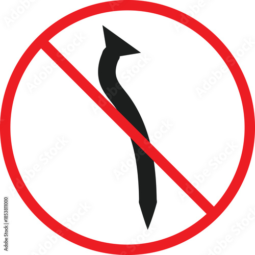no Broken bent nails icon. Hardware safety prohibition symbols. Damaged nail forbidden graphic design. Construction warning signs. Quality control signs
