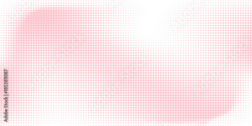Pastel pink and white pop art background in retro comic style with halftone dots design, vector illustration eps10