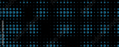 blue Dot Randomus isolated in black background.Dot Randomus on abstract background. Usable for design background - Vector Illustration