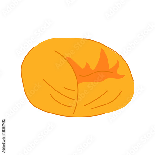 Yellow bean bag chair providing a soft and comfortable seating option, illustrating concepts of modern furniture, home decor, casual living, and cozy relaxation