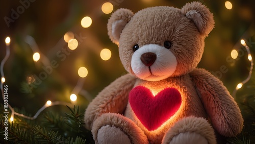 teddy bear with gift