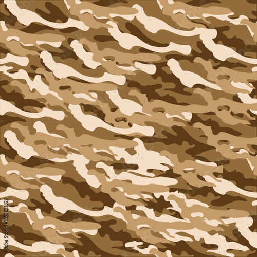 Full seamless camouflage texture skin pattern vector for military textile. Usable for Jacket Pants Shirt and Shorts.