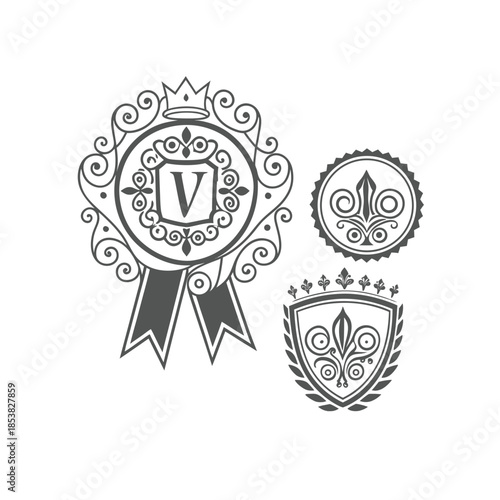 Premium quality vector badge collection