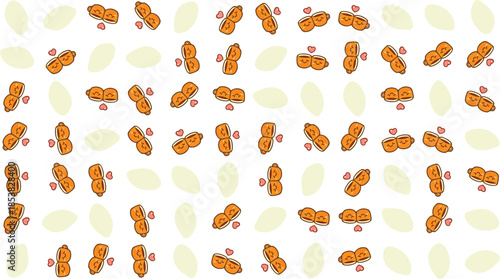 Seamless winter pattern featuring cozy seasonal elements in a playful modern style. Ideal for holiday backgrounds, wrapping paper, textiles, wallpapers, festive branding, and cheerful cold-season desi