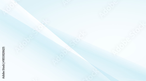Abstract modern background with light blue and white gradients featuring soft diagonal lines for clean design use