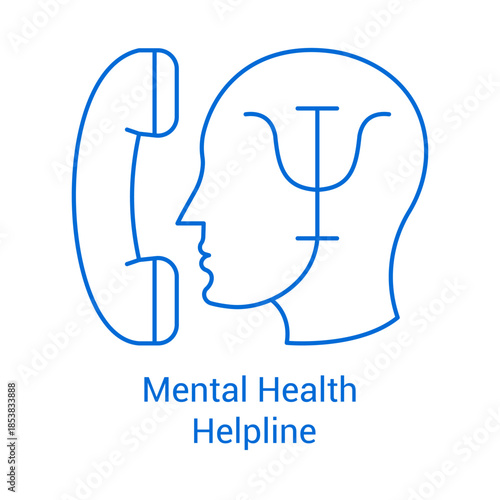Psychological Crisis Phone Support Icon