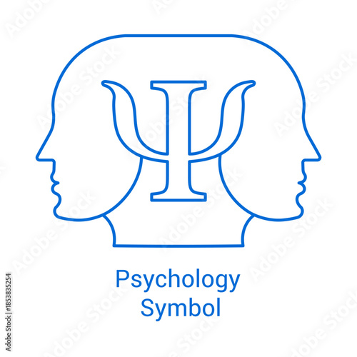 Psychology Psi Symbol Line Icon